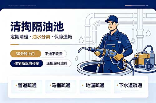 石家庄清掏隔油池